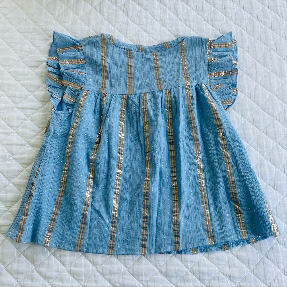 Roller Rabbit Lurex Etta Top - Picture 6 of 8